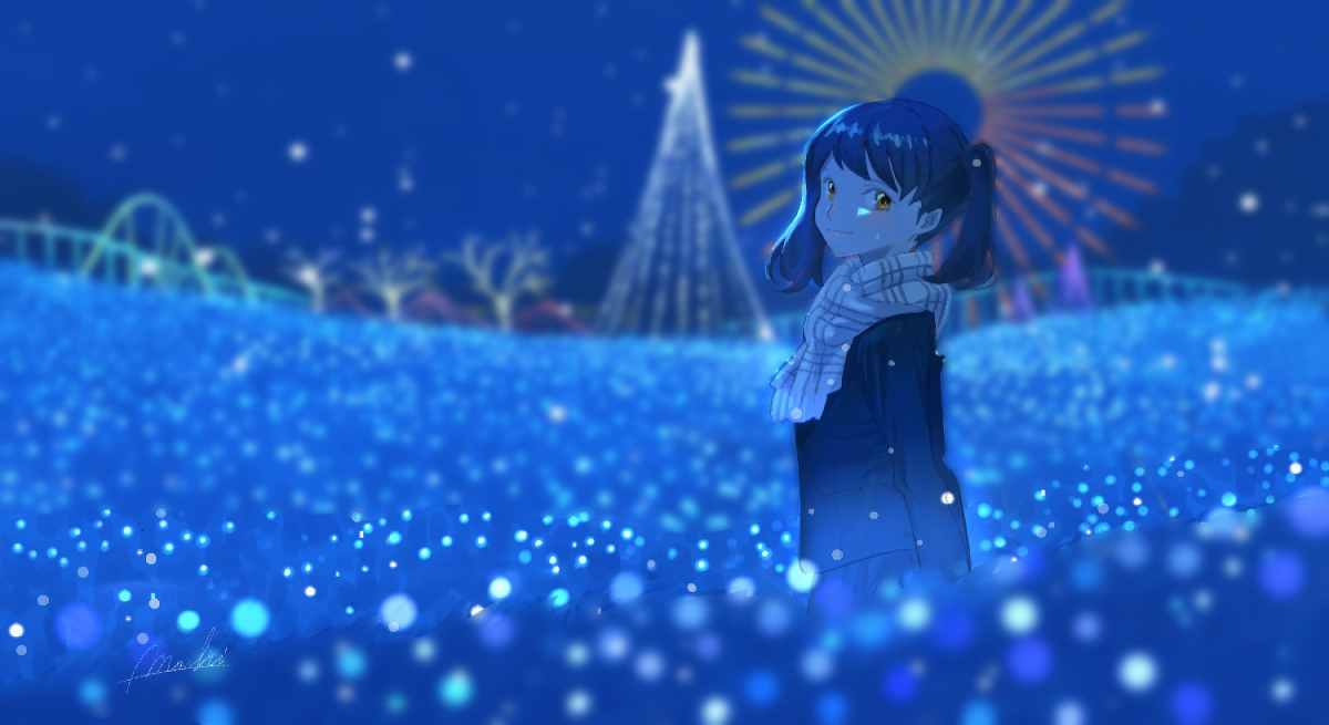 Mochimochi 綺麗だね オリジナル 女の子 創作 イラスト クリスマス 夜景 イルミネーション 雪 T Co Ovabl0tycl T Co 8iedxdjtvf Twitter