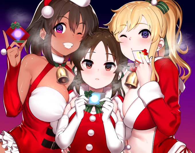 ありす、唯ちゃん、ナターリアと
楽しいクリスマス 