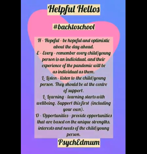  @psychedmum has been an awesome representative of  #TwitterEPs this year. This graphic on  #backtoschool tips is just as relevant for January 2021 as it was for August 2020.