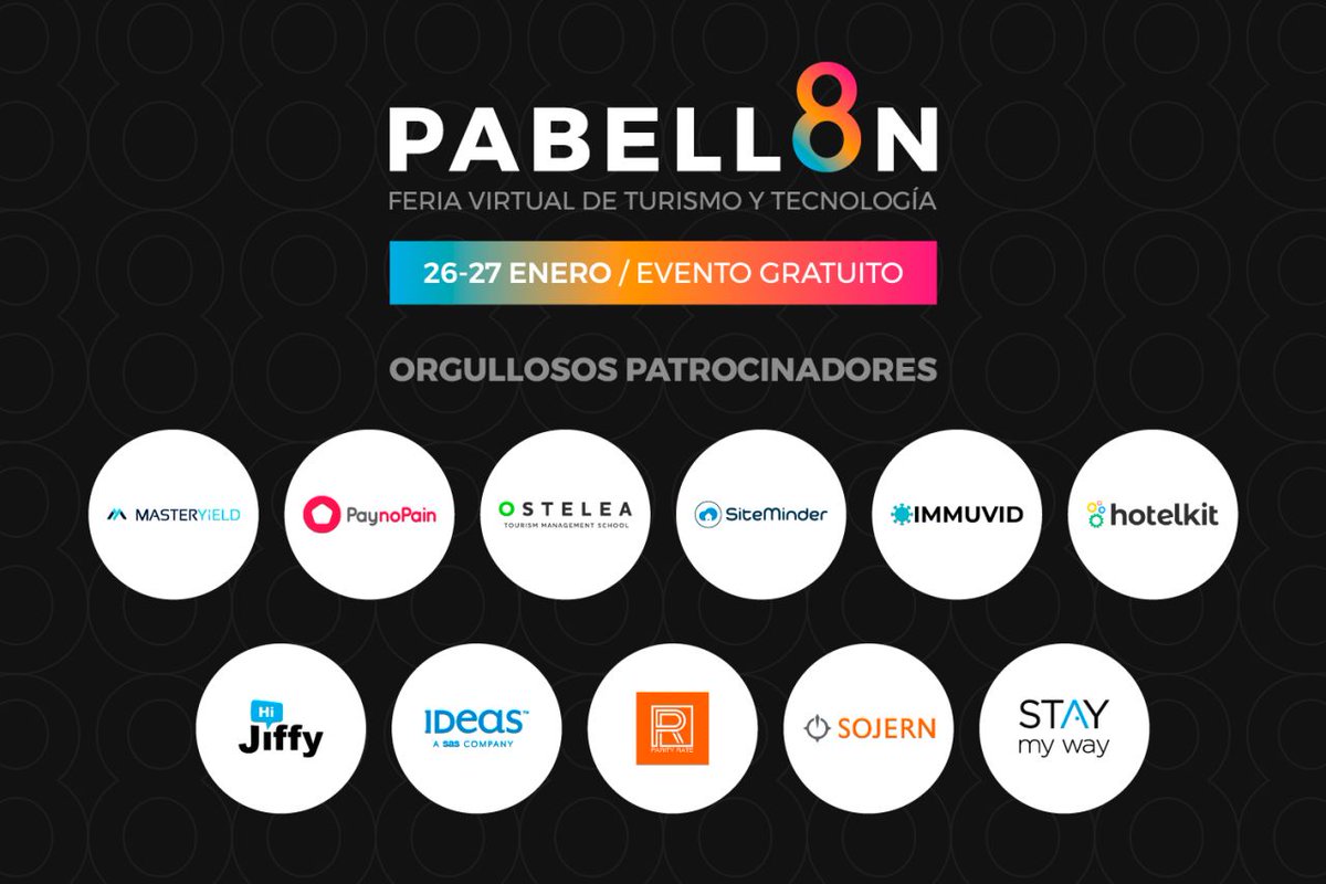 Estamos encantados de participar en #Pabellón8 junto a grandes proveedores de la industria. Es momento de preparar la reactivación y de colaborar! En breve, todos los detalles!
#masteryield #pms #Pabellón8 #evento # #online
