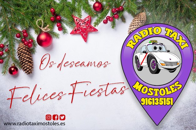 TAXIENMOSTOLES's tweet photo. Estas Navidades elige @taxienmostoles, elige seguridad y calidad!! Felices fiestas !! 🎄
#navidad #nochebuena #mostoles #villaviciosadeodon #arroyomolinos #navalcarnero #parquecoimbra #lorancafuenlabrada #alcorcon #parqueoeste #ikeaalcorcon #radioTaxiMostoles #TaxiEnMostoles https://t.co/toDj5xqexb
