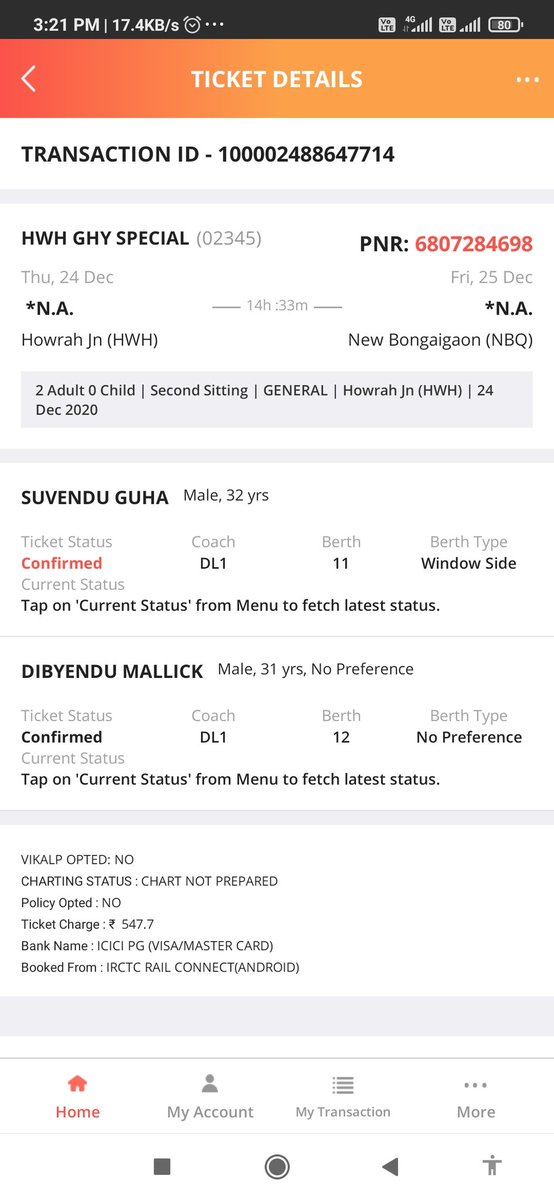 idibyendum's tweet photo. Sir please check my issue... I was facing the issue. Request to please check... my coach taken for RMS and no seat in my confirm ticket.@Indianrailway18 @RailMinIndia @PiyushGoyal @PiyushGoyal @RailwaySeva @ErRpf @narendramodi @PMOIndia https://t.co/FsZWZ9QQSb
