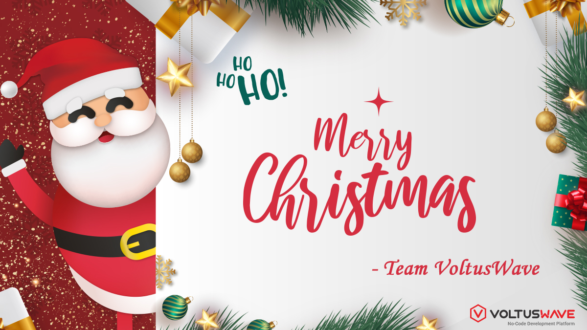 charlessasipaul's tweet photo. Merry Christmas!! 
Be a #Santa to your #team, #gift them the capability of building #IT apps and #softwares without #coding! Trust us, they would start believing in #Santa_Claus again!

start evaluating Voltuswave platform today at https://t.co/d0VZ3u8Dqx https://t.co/WsOy8YI6XK