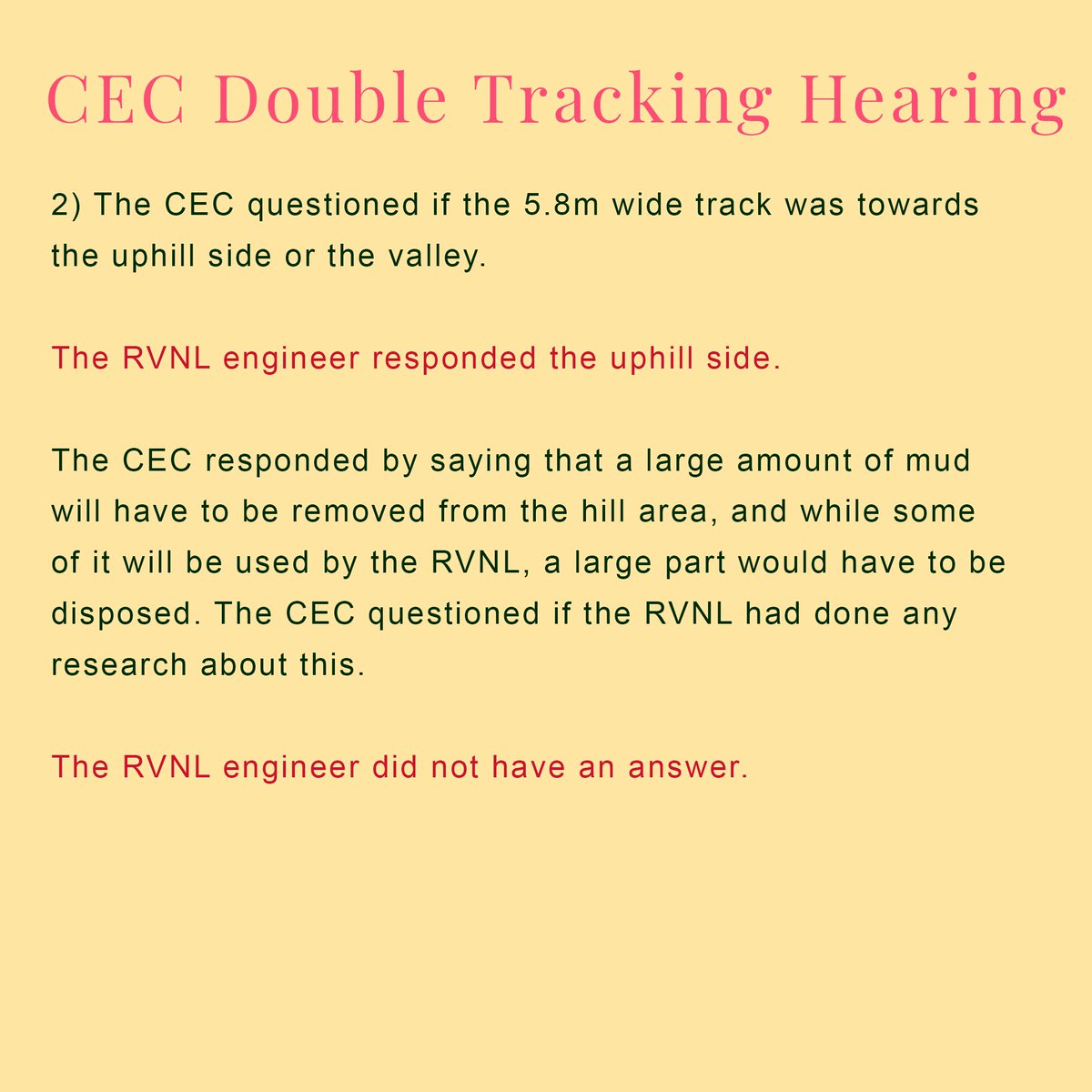 Questions raised on the railway expansion project7/n