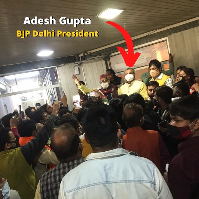 Delhi Jal Board Vice-Chairman Raghav Chaddha's office was allegedly attacked and vandalised by BJP workers for supporting farmers' protest.