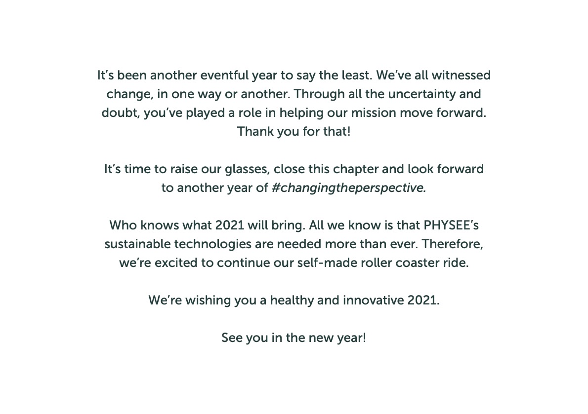 Happy holidays from PHYSEE!