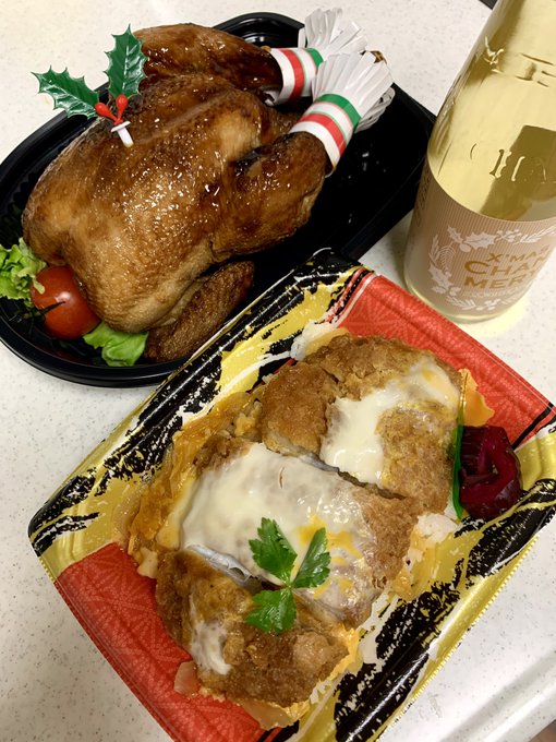 スーパーがおすすめしてた最強クリスマスセットです 