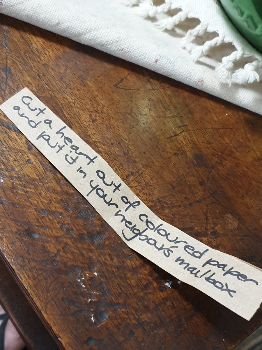 First off the rank is the delightful  @NataliaAntonova. Here is your instruction from the  #BoxofWhackiness.