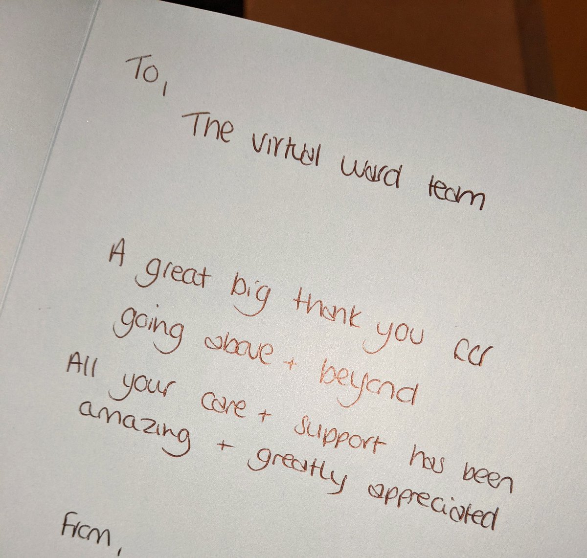 We don't do it for the cards and chocolates but it's lovely to receive appreciation for our hard work <a href="/SLH_BTHFT/">SLH_BTHFT</a> #oneteammanytalents