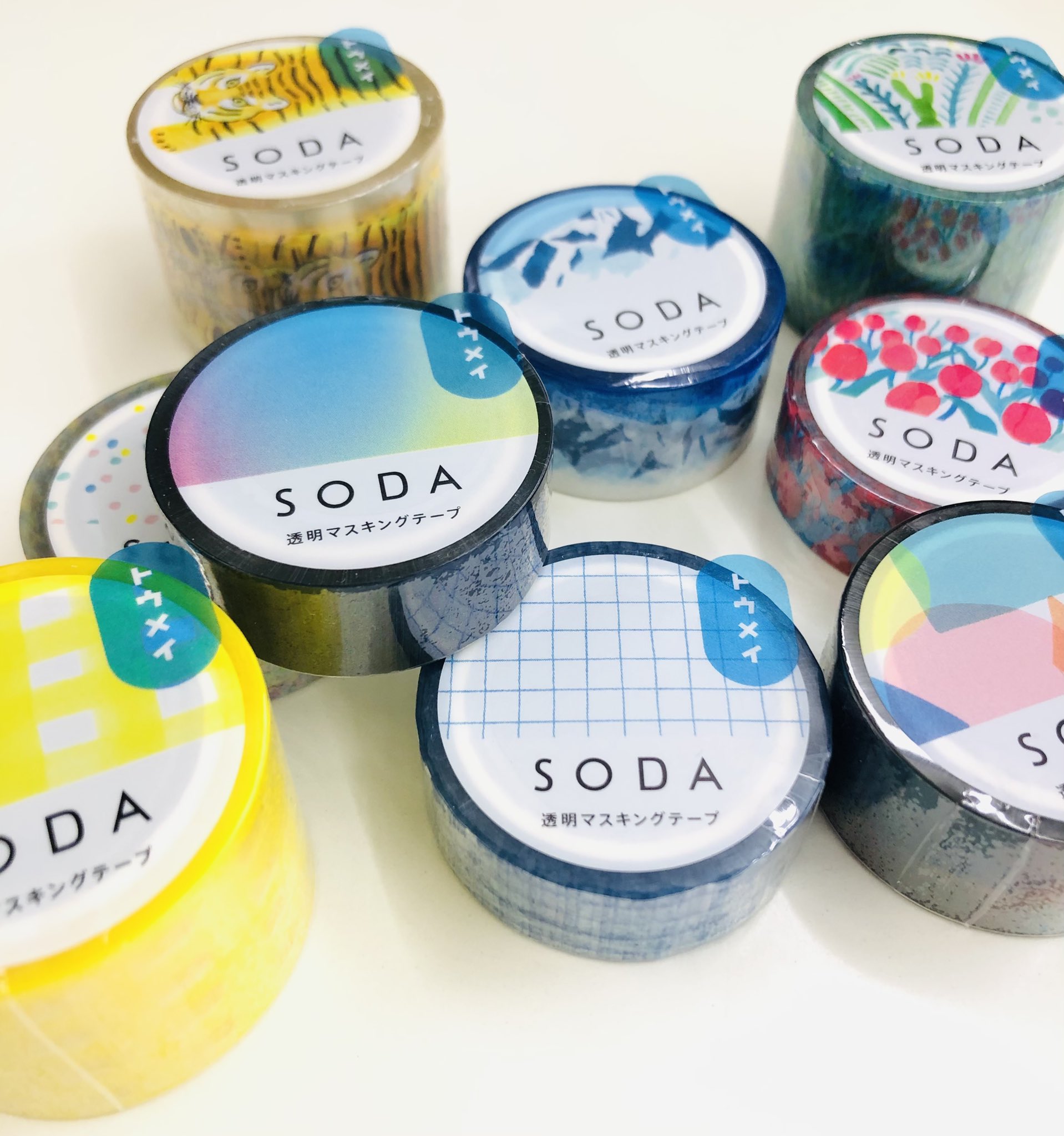 ナガサワ文具センター本店 気になる透明マスキングテープ Hitotoki Soda 入荷しました