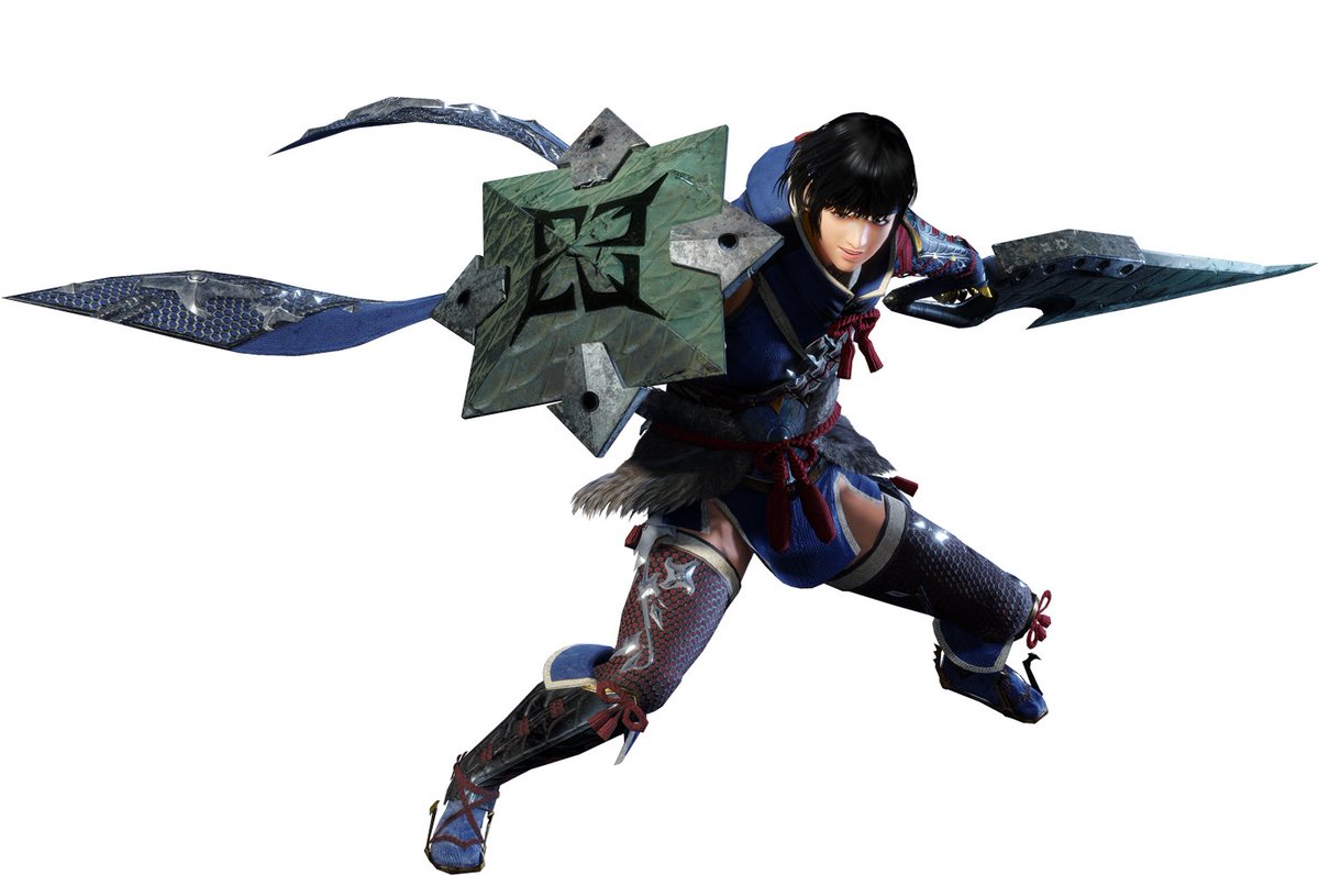 MHKogath's tweet photo. Official Sword &amp; Shield equipment renders (with Kamura armor and SnS) from #MonsterHunter Rise! #MHRise https://t.co/RP0ajArQmg