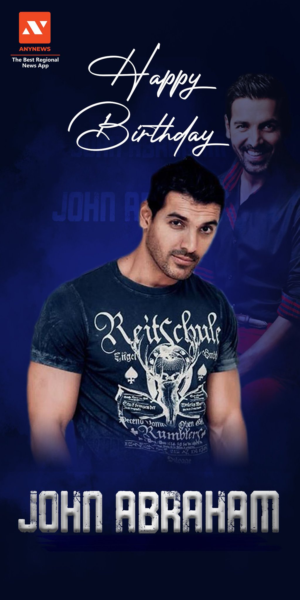 AnyNews wishes John Abraham Happy Birthday.      