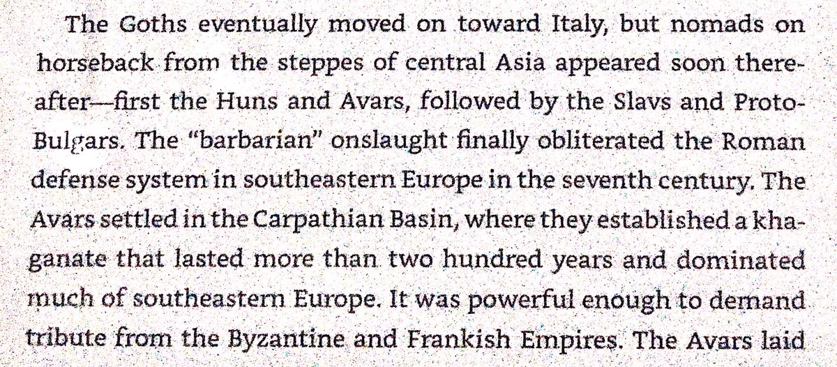 Slavs invaded Balkans with Avars in 7th century. They absorbed most of the peoples of the Balkans due to more robust social & economic system (even if less sophisticated), but in Greece the Byzantines re-Hellenized them in 9th century.