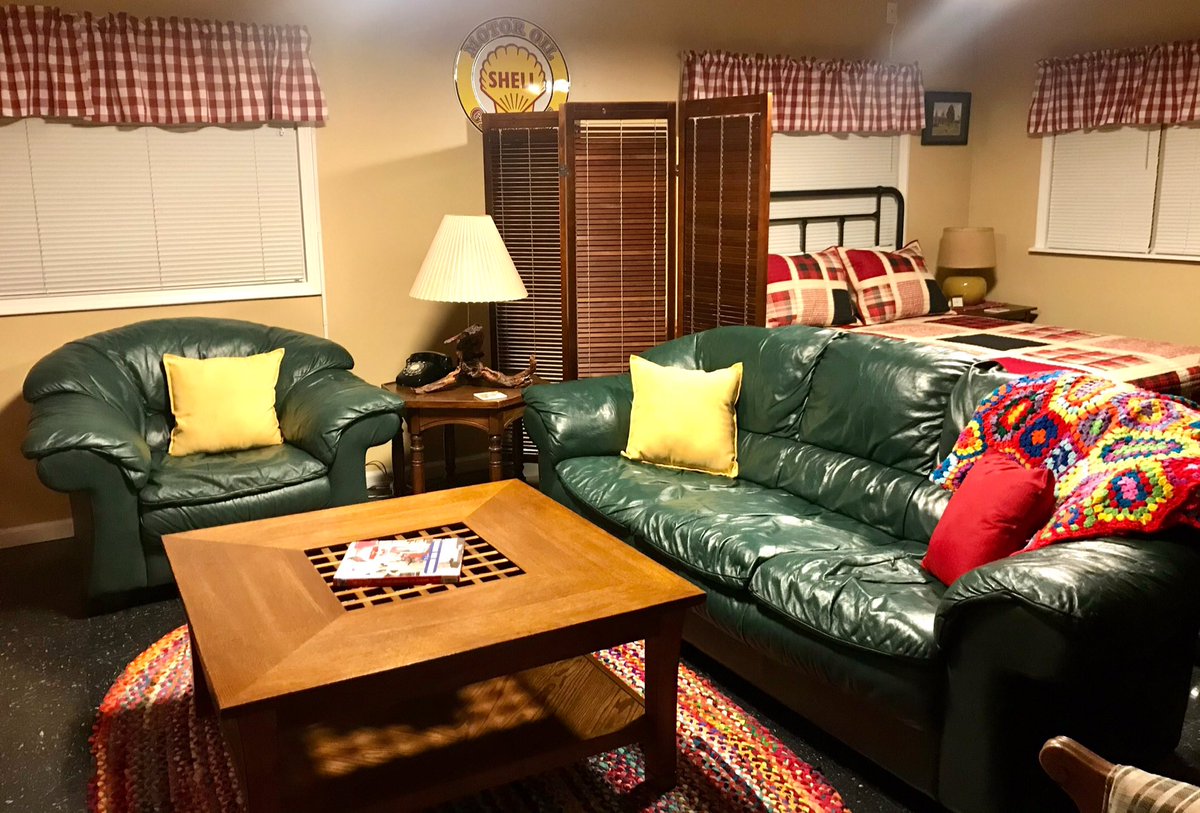 CourtMotor's tweet image. “Fill ‘Er Up”, the 1929 Shell Filling Station is reincarnated as our newest room at Rockwood Motor Court. Now available for booking.#Route66Life