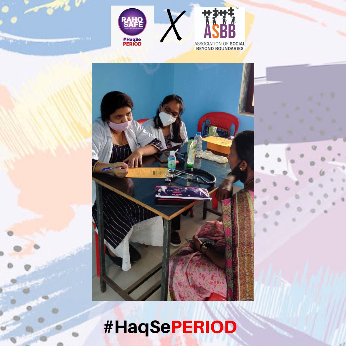 🗓️ 13-12-2020
🩸600 Sanitary pads
Being a part of @ASBB's health camp - we also made sure to give importance to menstrual hygiene. ASBB helped women with the required information on menstruation and distributed about 600 pads.
<a href="/RahoSafeIn/">rahosafe</a> <a href="/PeeSafe/">Pee Safe</a> <a href="/asbb/">Alberto Sananes</a>trust