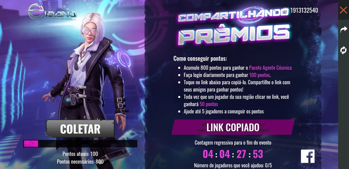 #FreeFire

ME AJUDEM QUE RETRIBUO