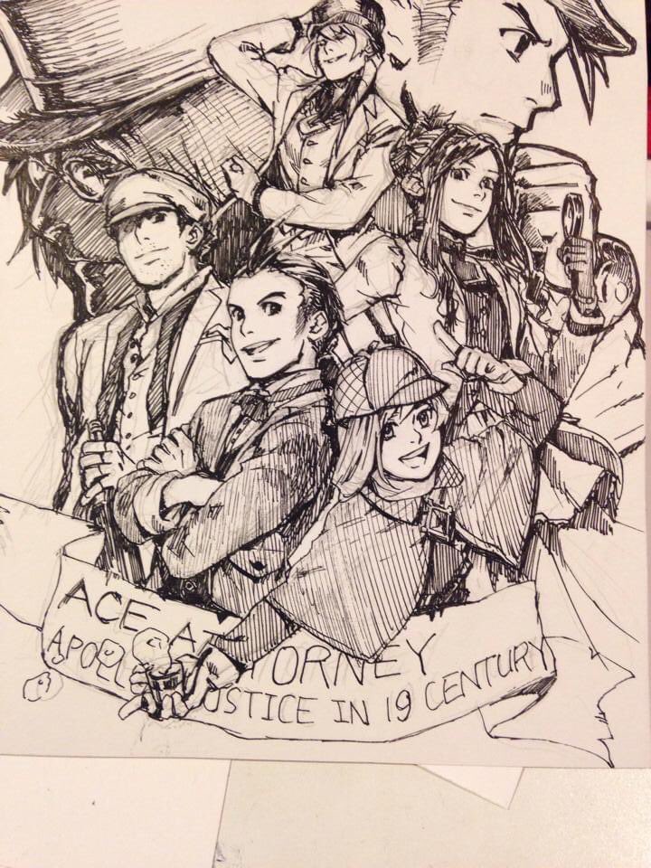 6 years ago from today...
?I miss the good time in the #AceAttorney fandom. 