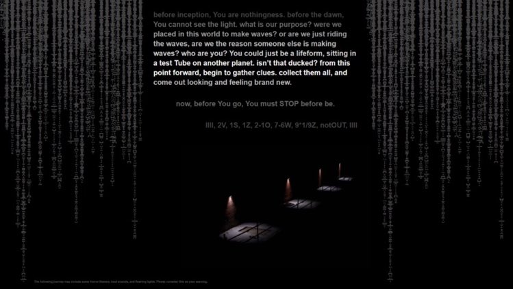 thread for myself to keep track of findings (cws for the arg are horror themes , loud sounds , flashing lights )