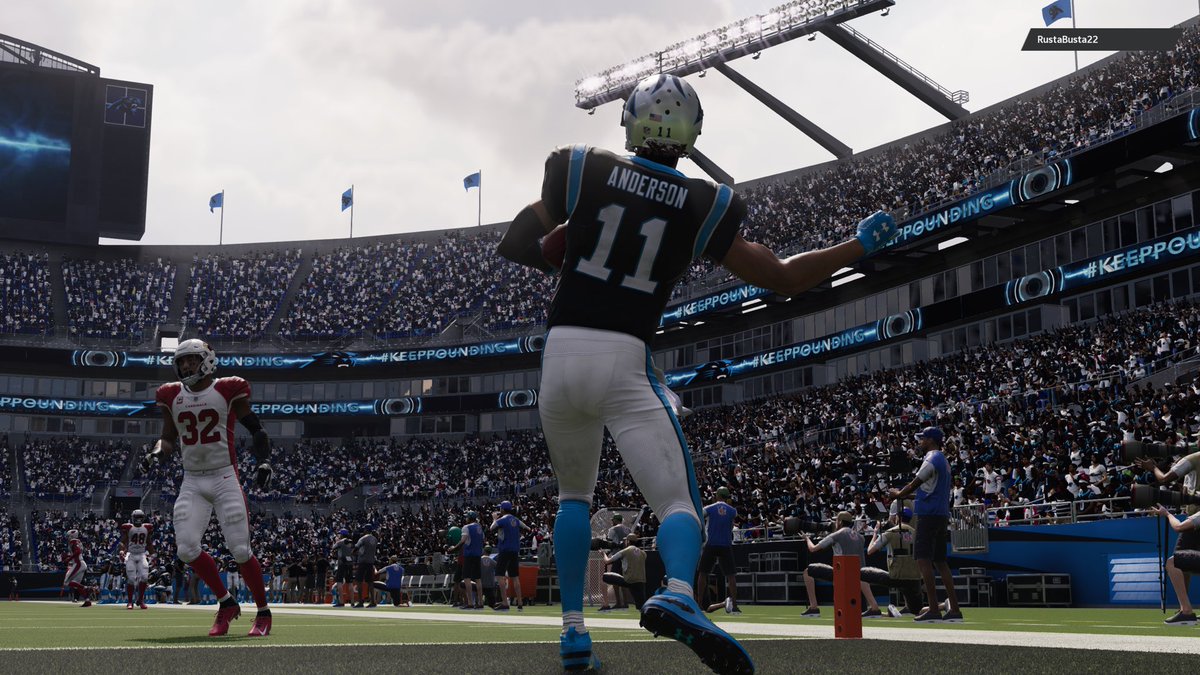 AMGPC_Pitt's tweet image. Week 5 | CAR-28; AZ-14

We move to 4-1 after a good win against AZ. Robby continues to shine racking up 6 catches for 183 yards &amp;amp; 2 TDs. The defense showed out as well picking off Kyler 3 times. Tampa is next. 

@GridMBL