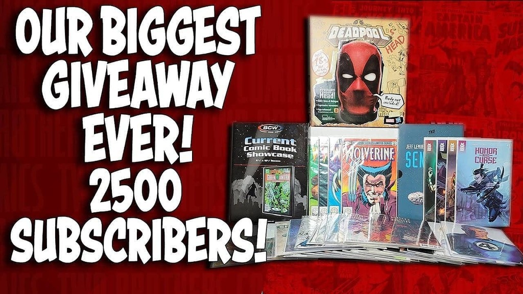 Don't forget to check us out on YouTube and enter our big giveaway! 

#comicunboxing #comicbooks #igcomiccommunity #igcomicfamily #comicbookday