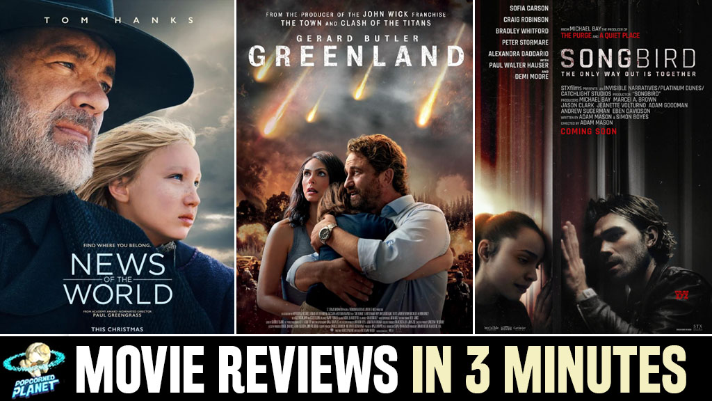 Andy Signore Introducing 3 Minute Movie Reviews T Co 0ynqi4ogdo In This Ep I Review Gerard Butler S Greenlandmovie Tom Hanks Amp Paul Greengrass Newsoftheworld Amp Michael Bay S Songbird Movie Reviews Seem To Under