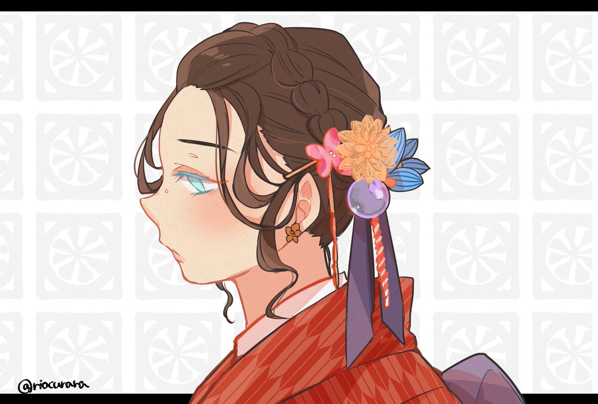 wattson (apex legends) 1girl solo kimono scar animification smile japanese clothes  illustration images