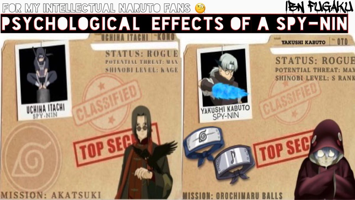 For my INTELLECTUAL naruto fans🧐

youtu.be/qcQDl_b4QPw