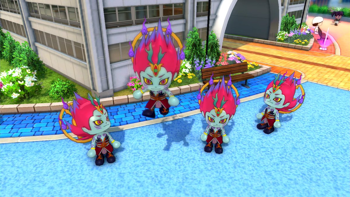 ゲーム 妖怪ウォッチ 公式 暴走 輪廻 がy学園に 妖怪ウォッチ ぷにぷに で開催中のイベントに登場する 暴走 輪廻 のなりきり衣装を 好評発売中のゲーム 妖怪学園y ワイワイ学園生活 で配布しているよ ぜひgetしてね 詳細