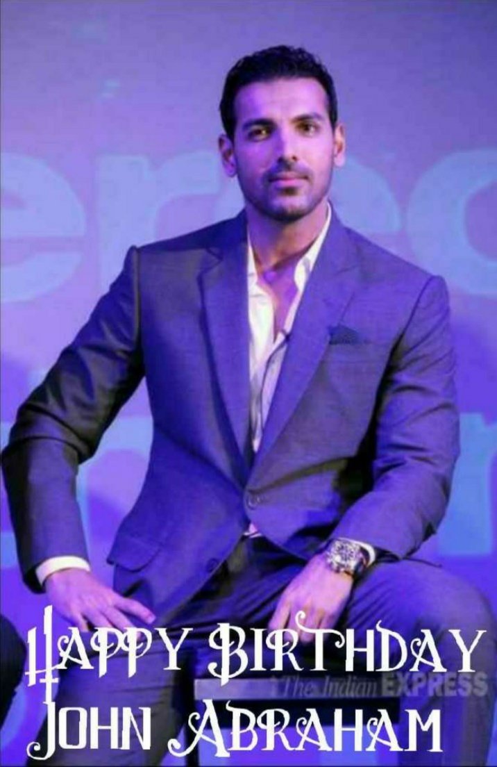 Happy birthday  John Abraham 