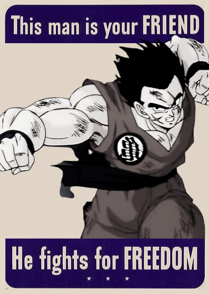 >saiyans sic another saibaman in ambush, a craven attempt to reassert control of the situation>blatant affront to warrior-princely, let alone Japanese, honor>grandparent cry>caught lacking defensive ki focus (see: DBZ ep 169 "No Worries;" also Dragon Ball Z: Resurrection 'F')