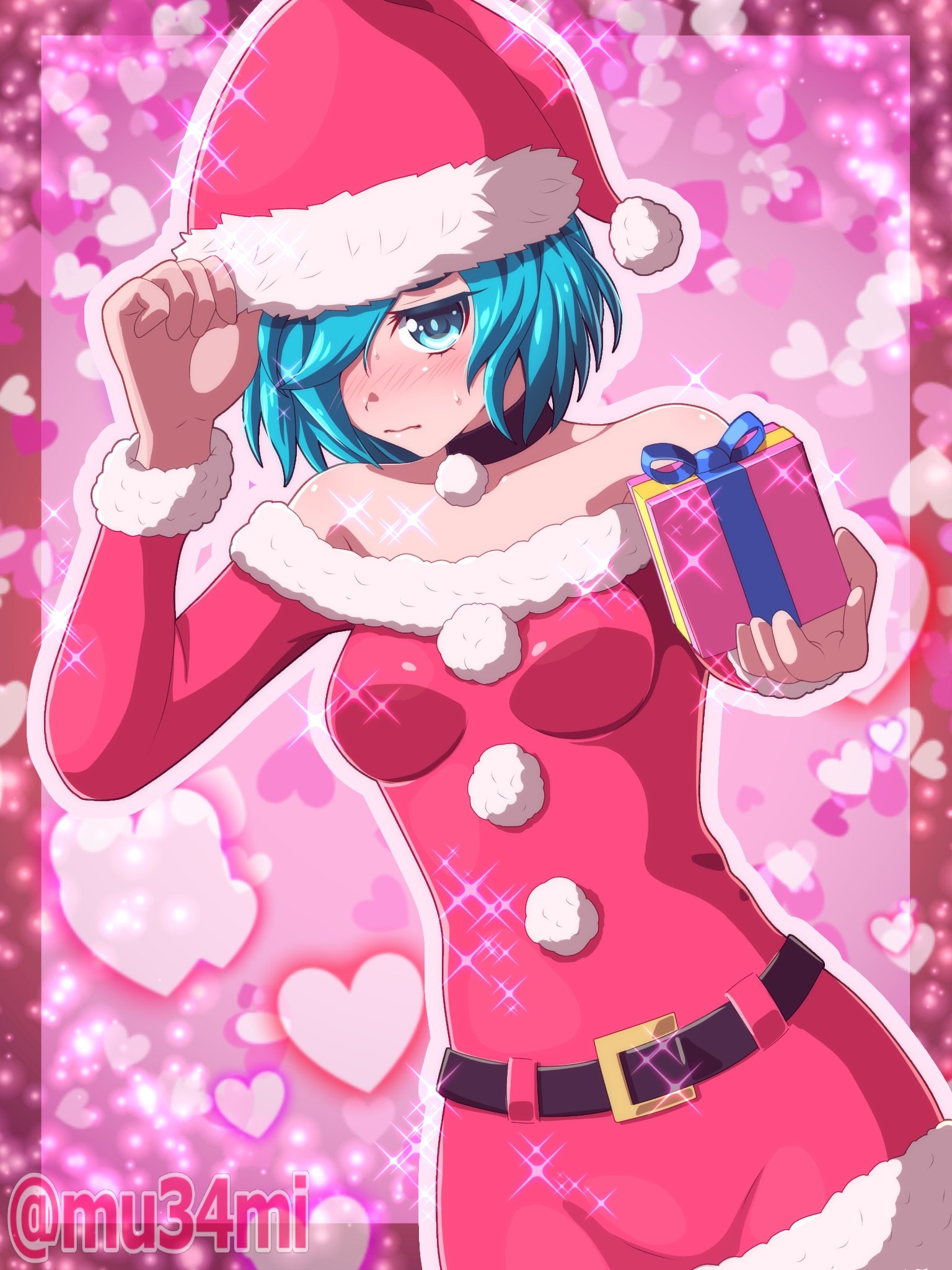 むーさん No Twitter アイリス サンタコスバージョン描きましたー 妄想クリスマススキン プレゼントフォーユー イラストの無断転載 無断使用 無断加工はお止めくださいm M イラスト フォートナイト Fortnite Fortniteart フォートナイト