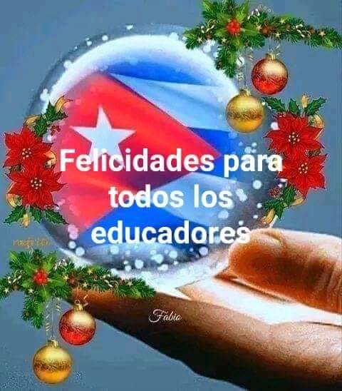 Desde el Consejo de Dirección de <a href="/uij_jmo/">Universidad JMO</a> les deseamos: MUCHAS FELICIDADES EDUCADORES <a href="/CubaMES/">MES</a> <a href="/jsaborido50/">José Ramón Saborido Loidi.</a> <a href="/ReglaFacenda/">María Regla Facenda</a> <a href="/RafaeltHilario/">Rafael Antonio Tamayo Hilario</a> <a href="/PastoraMarcela2/">Pastora Marcela Pérez Rodriguez</a> <a href="/HaydeePaulaPaz1/">Haydee Paula Paz Izquierdo</a> <a href="/OdyGHdez/">Odalys González</a>