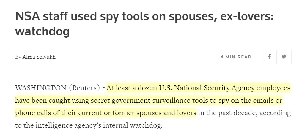 Recall what Snowden helped expose:1) The illegal collection of metadata of millions of Americans2) NSA plans to "Collect it All" and "Exploit it All"3) Economic espionage and the abuse of private data