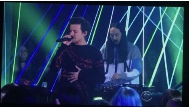 bluegreening at their shows and mv