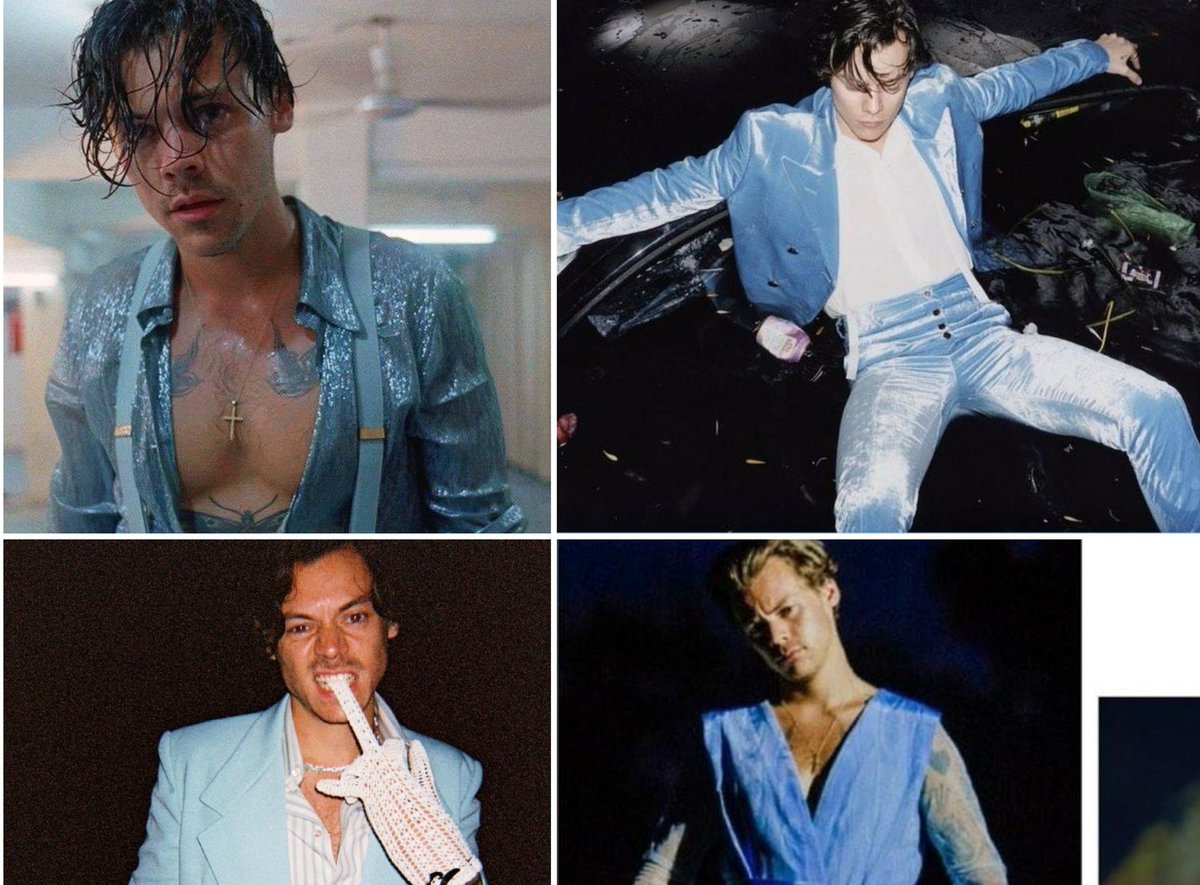 H and his Costume made Blou clothes