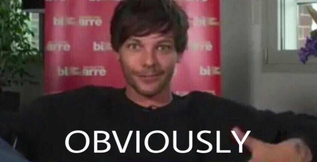 Louis during interviews