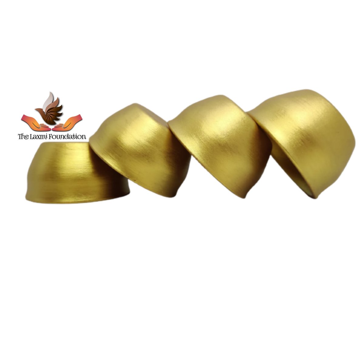 Simple and elegant 4-piece small Golden bowls beautiful hand drawn work and easy to handle. 

Come &amp; join mitti handprints by acid attack survivors exhibition-cum-sale from (19th to 31 december 12pm to 5pm).

For registration kindly contact:
+917252827774/+918595282507