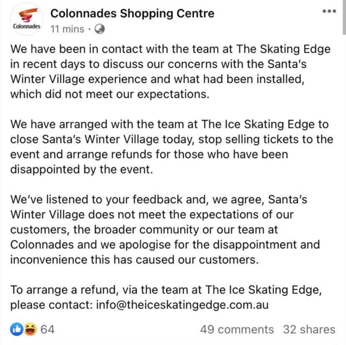 Oh for fuck's sake, now they've shut it down because of complaints. Why complain!!! This was cause for celebration! Only thing worse than grifters is fkn Karens.