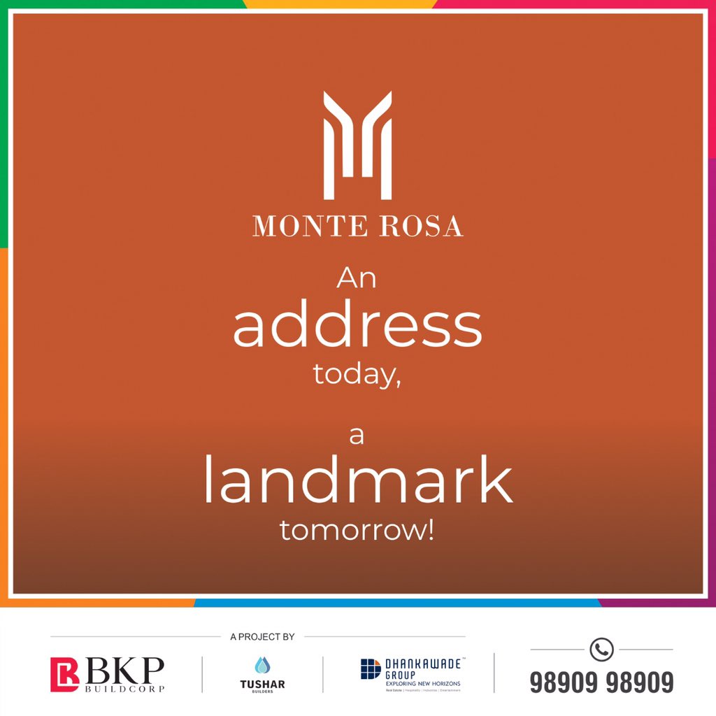 BkpPune's tweet image. "When we build, let us think that we build forever." - John Ruskin
visit the architectural landmark of Sinhagad road, Pune.
bkp.in/projects/monte…
#bkpbuildcorp #bkpgroup #monterosa #customhome #pune #punerealestate #puneproperties #trending #4bhk #5bhk #dreamhome #booknow