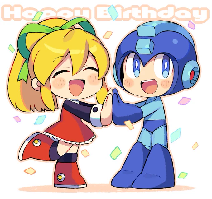 ロックマンお誕生日おめでとう～! 