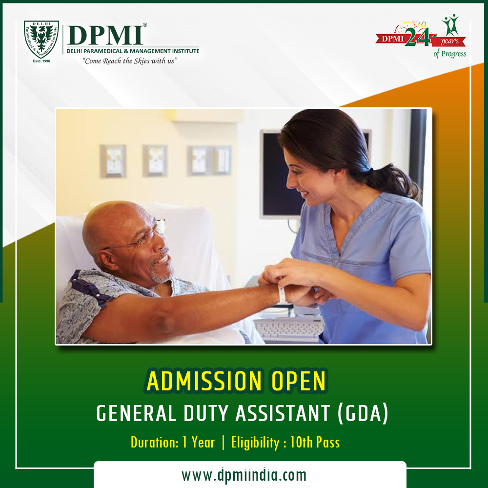 dpmi_india's tweet photo. Apply for Diploma in General Duty Assistant (GDA) from DPMI, Delhi Paramedical & Management Institute.
Visit: https://t.co/zMN0NWVUnT
#DiplomainGeneralDutyAssistant #MedicalNursingAssistant #ParamedicalPrograms #GDA #DPMIIndia https://t.co/RcaoF75LA6