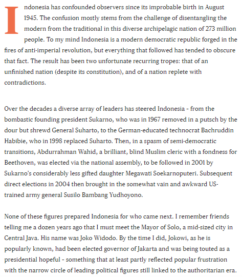 benjaminbland's tweet photo. "Timely" and "very readable", the book "helps to explain today’s growing disillusionment with Jokowi’s leadership"-@jagowriter's new review of Man of Contradictions for the Times Literary Supplement https://t.co/BSFsP4VNly https://t.co/XpWWth3T9V