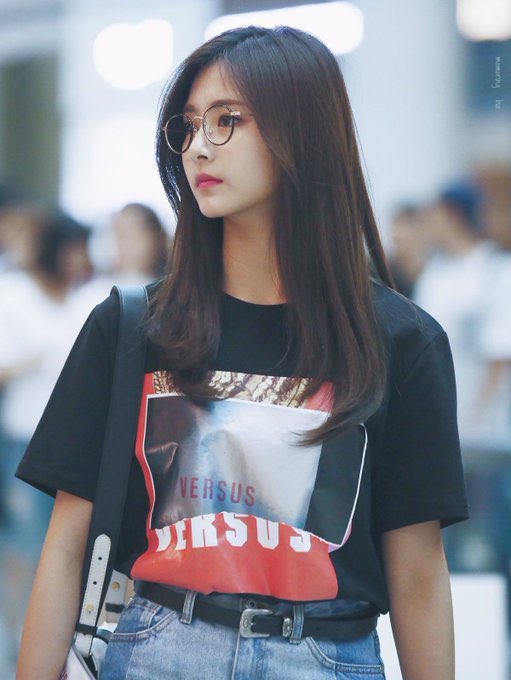 tzuyu in glasses; a thread