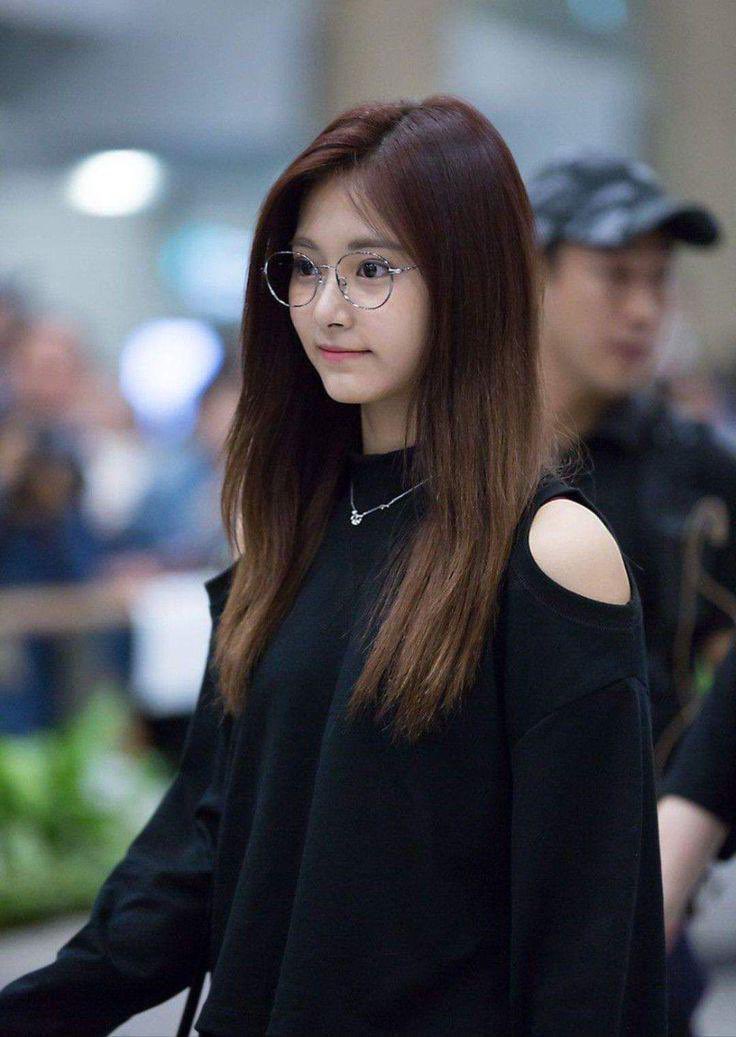tzuyu in glasses; a thread
