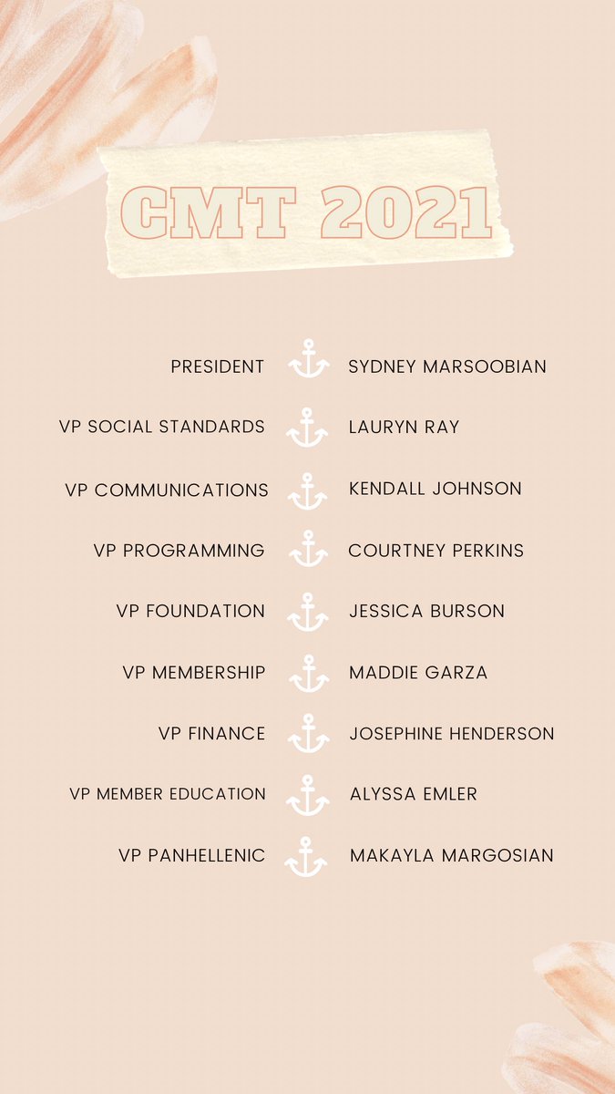 Gamma Lambda’s 2021 CMT 🤍⚓️