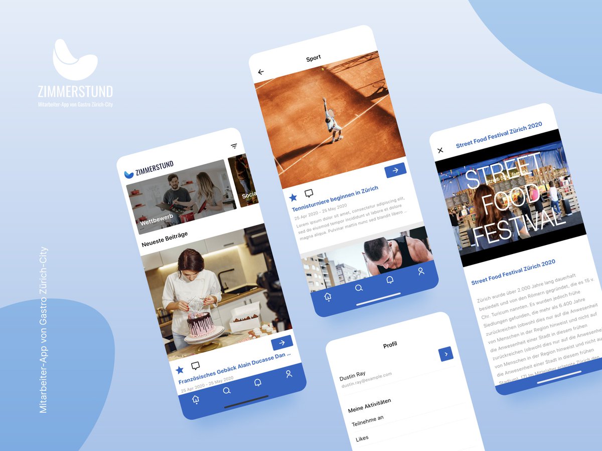 IislSoftware's tweet photo. We have designed the Zimmerstund mobile application for people to have a seamless and a user-friendly experience. Our approach was to have a minimalist yet efficient platform that would answer the users needs.
Don’t forget to share your feedbacks with us! https://t.co/pdzVNYqFnU