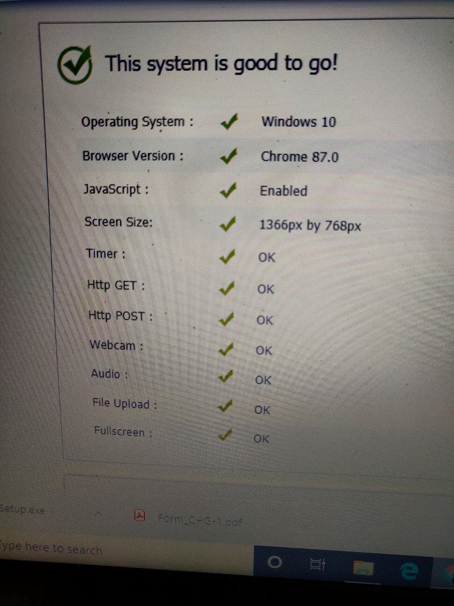 tapishpositive's tweet photo. @ICAICMA This is happening in mock test.
My system configuration is up to date for exam but SBA tool is not wrking. I'm still not sure how you guys will take online exams. https://t.co/wObBlrRHxB