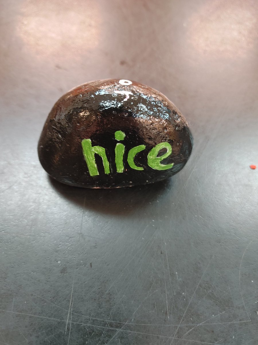 OFAM_Rocks's tweet image. OJH: Tomorrow (Thursday) StuCo has hidden painted #OFAM_Rocks around the junior high!  All of them are Christmas and winter-themed.  If you find one: keep it, re-hide it, or give it to a friend!  Post your finds on here.  Happy rock hunting!  Photos 2