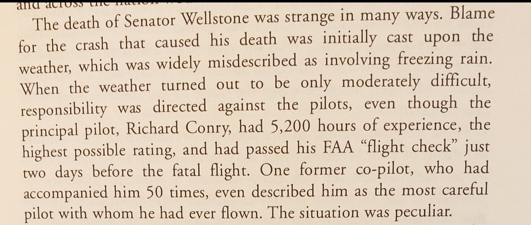 Still, the lead pilot on the flight, Richard Conry, had passed FAA checks/tests two days prior to the crash: