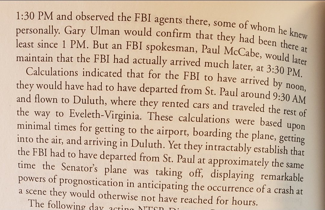 Luckily, the FBI was immediately on the scene of the crash. Like, really immediately. Almost too immediately.